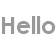 hello