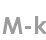 m-k
