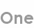 one