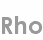 rho