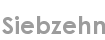 siebzehn