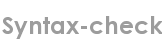 syntax-check
