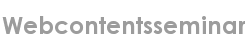 webcontentsseminar